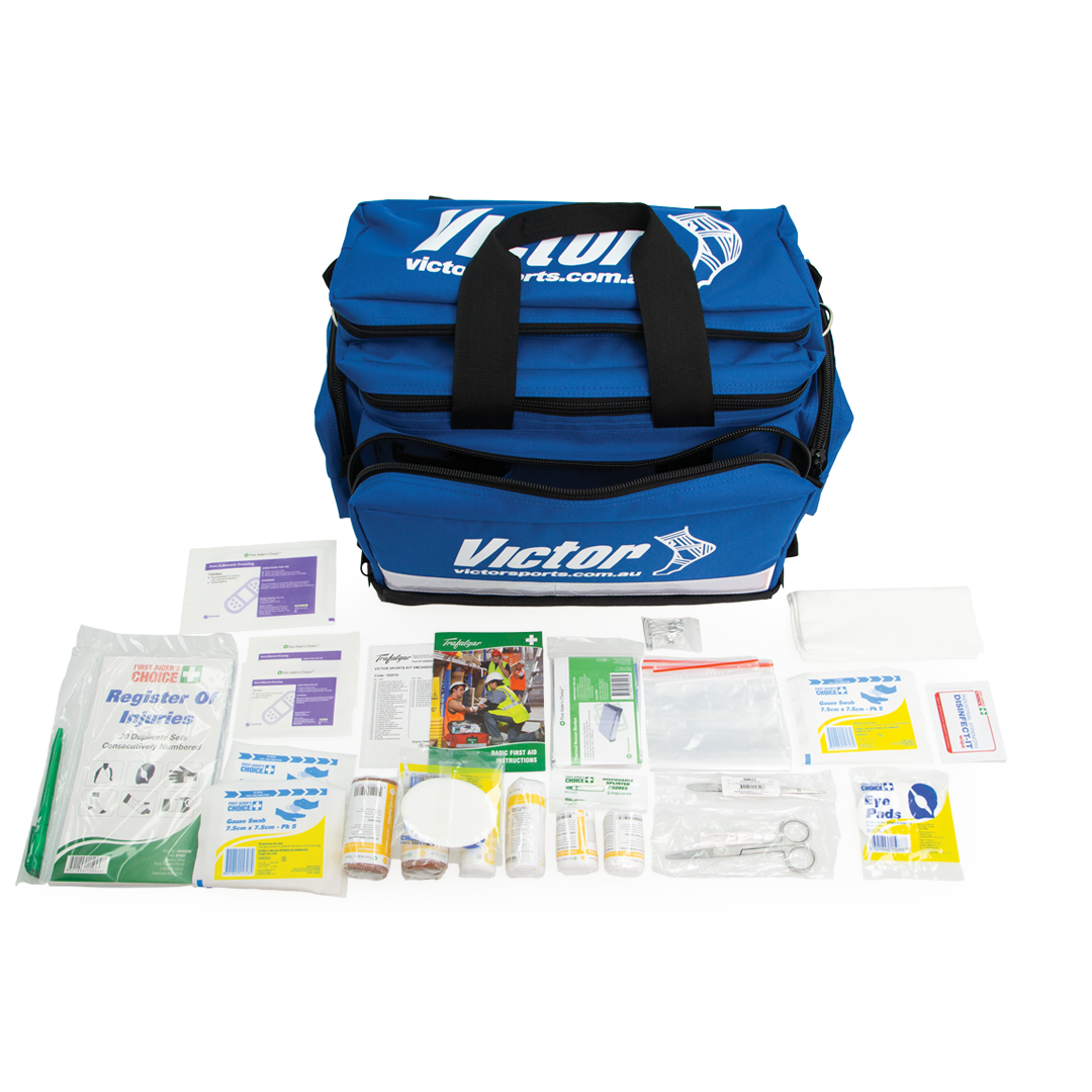first aid kit sports carry case with shoulder strap