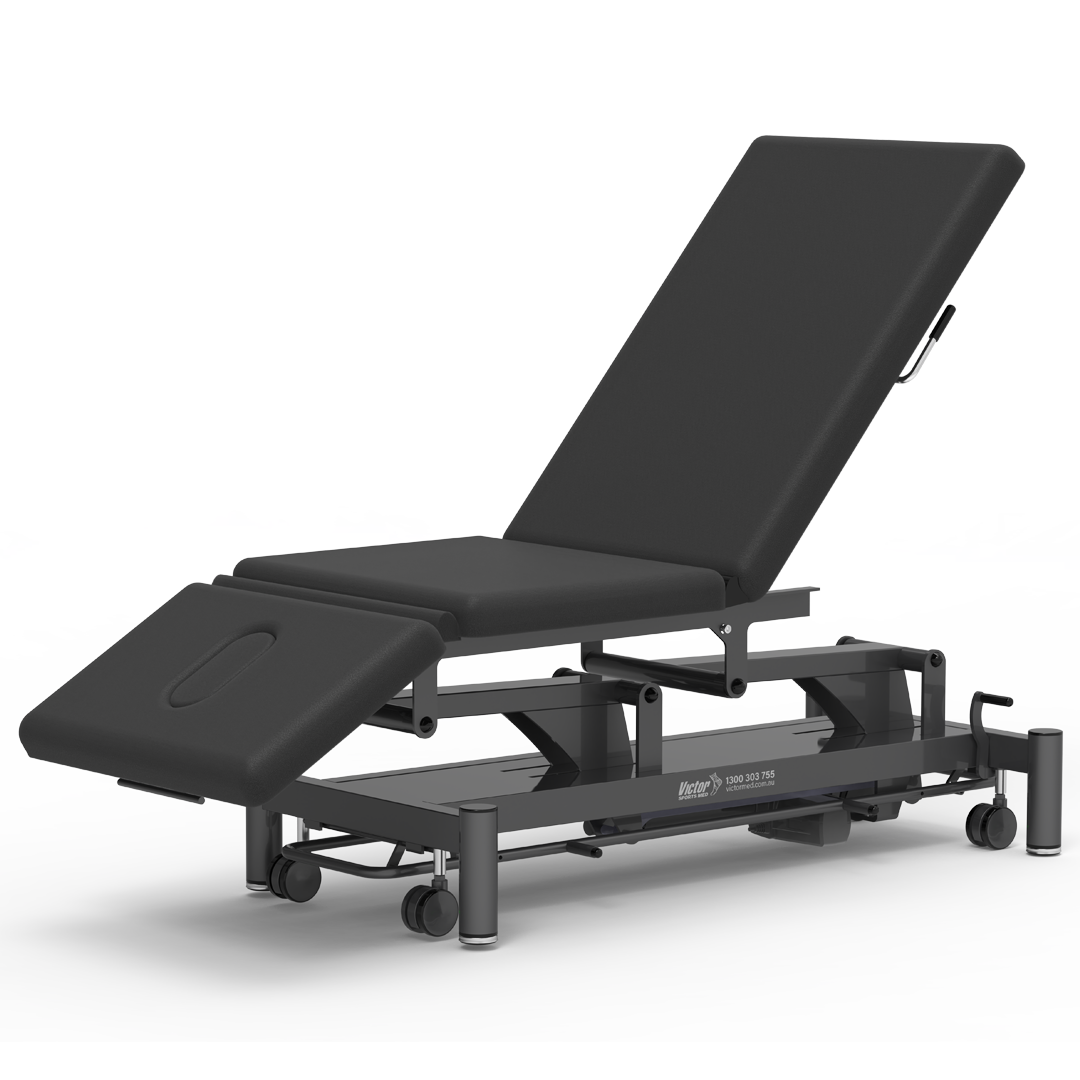 3-Section Treatment Table Short-Head with Dual Gas Struts