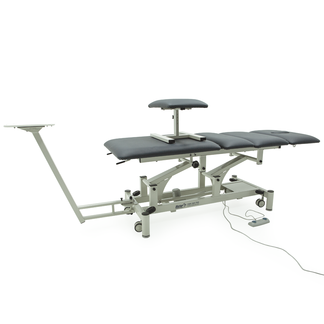 Traction Treatment Table — adjustable cervical and lumbar