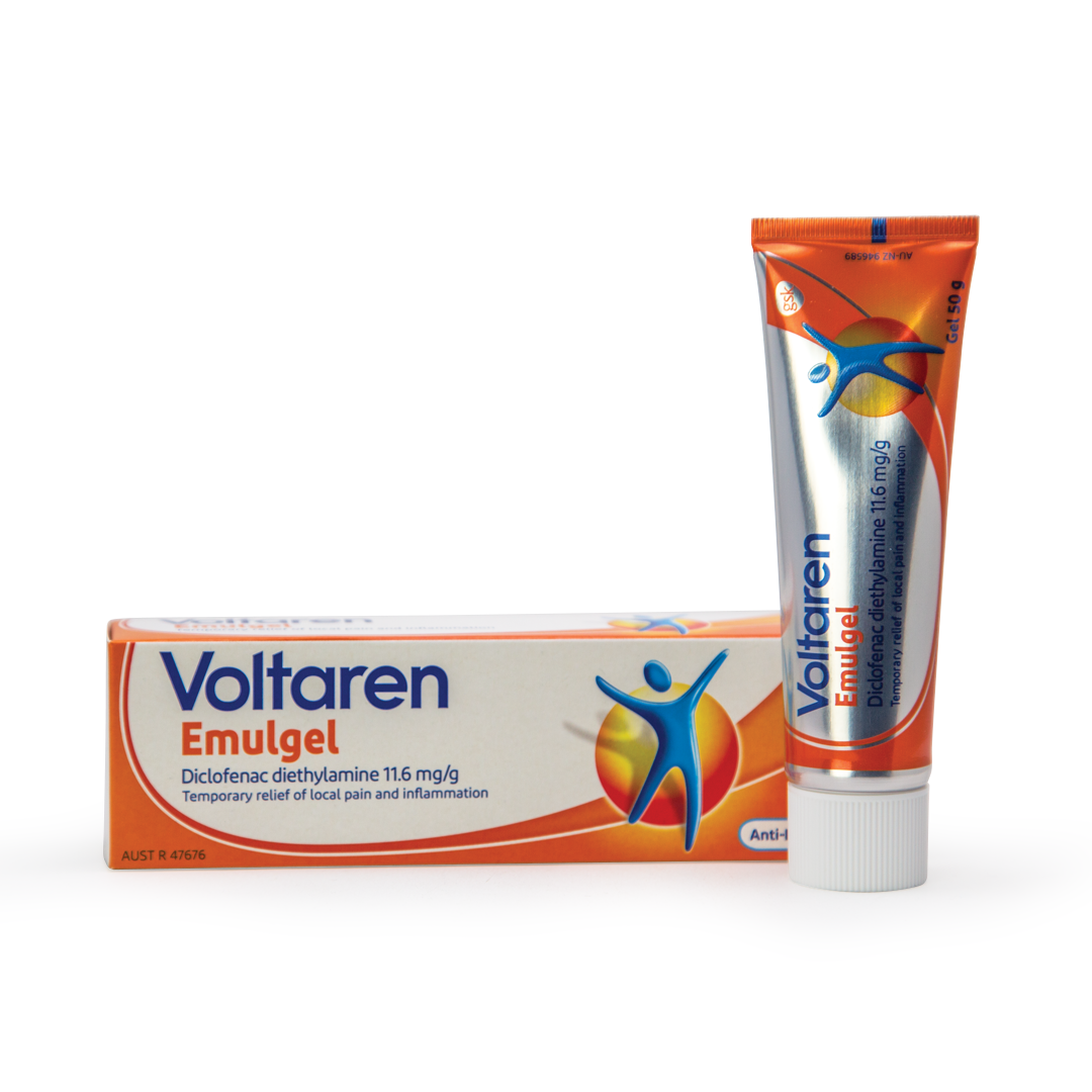 Anti-inflammatory pain relief gel Voltaren - for muscle and joint discomfort