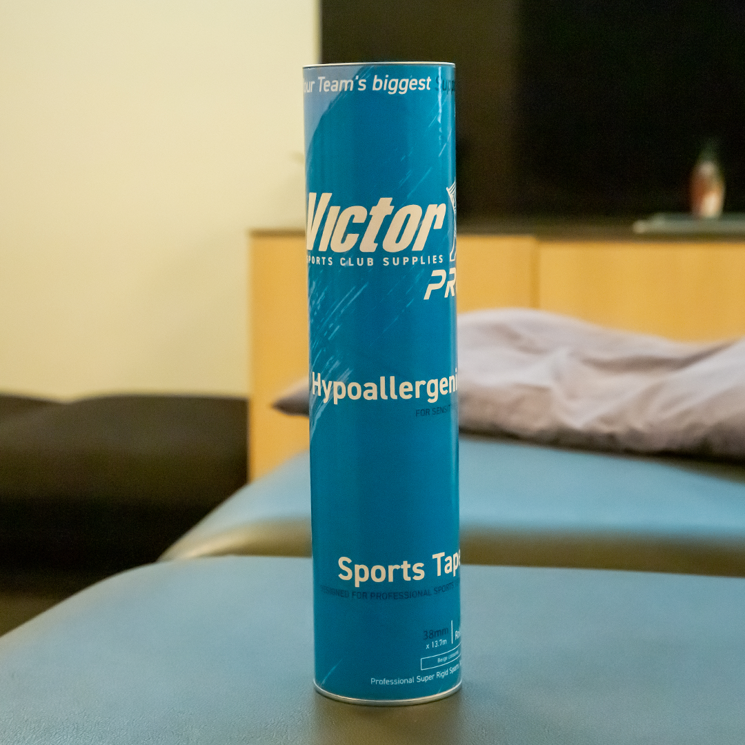 Hypoallergenic rigid tape for strapping and sports support