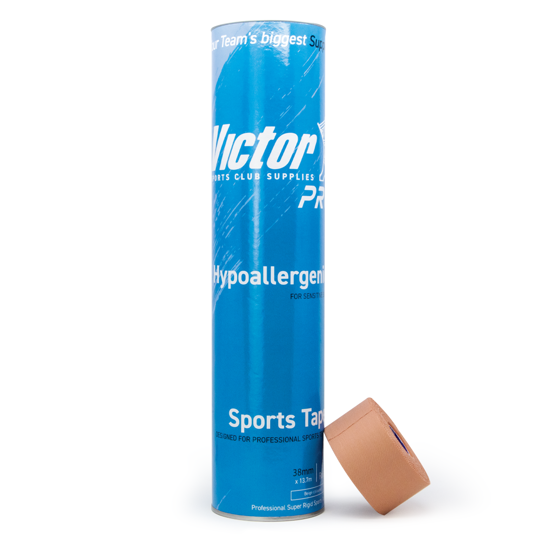 Hypoallergenic rigid tape for strapping and sports support