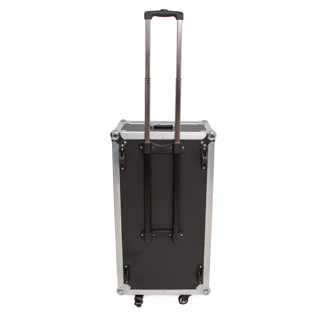 Heavy Duty Aluminium Equipment Travel Case with Foam Liner – Lockable Wheeled Protective Storage