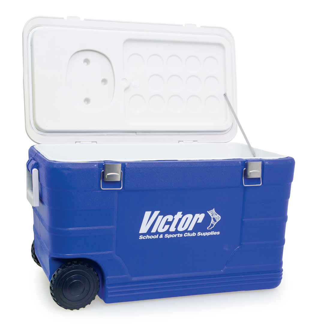 52 Litre wheeled cooler – large portable cooler with handle