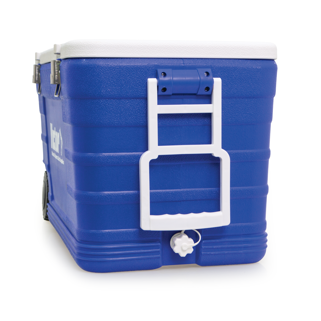 52 Litre wheeled cooler – large portable cooler with handle