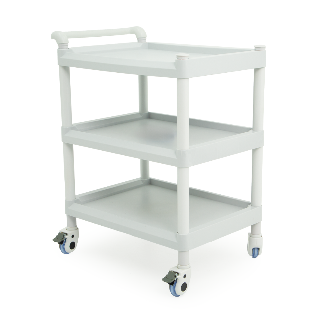 Compact equipment trolley for mobile storage and transport