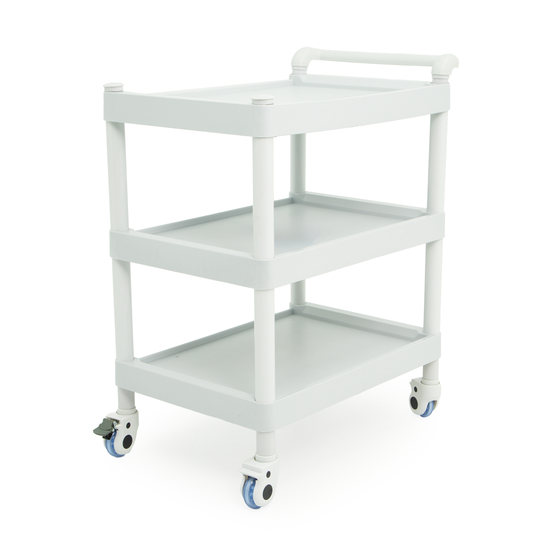 Compact equipment trolley for mobile storage and transport