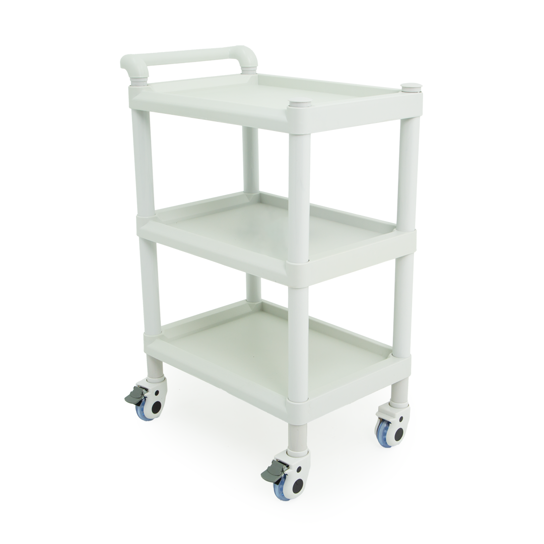 Compact equipment trolley for mobile storage and transport