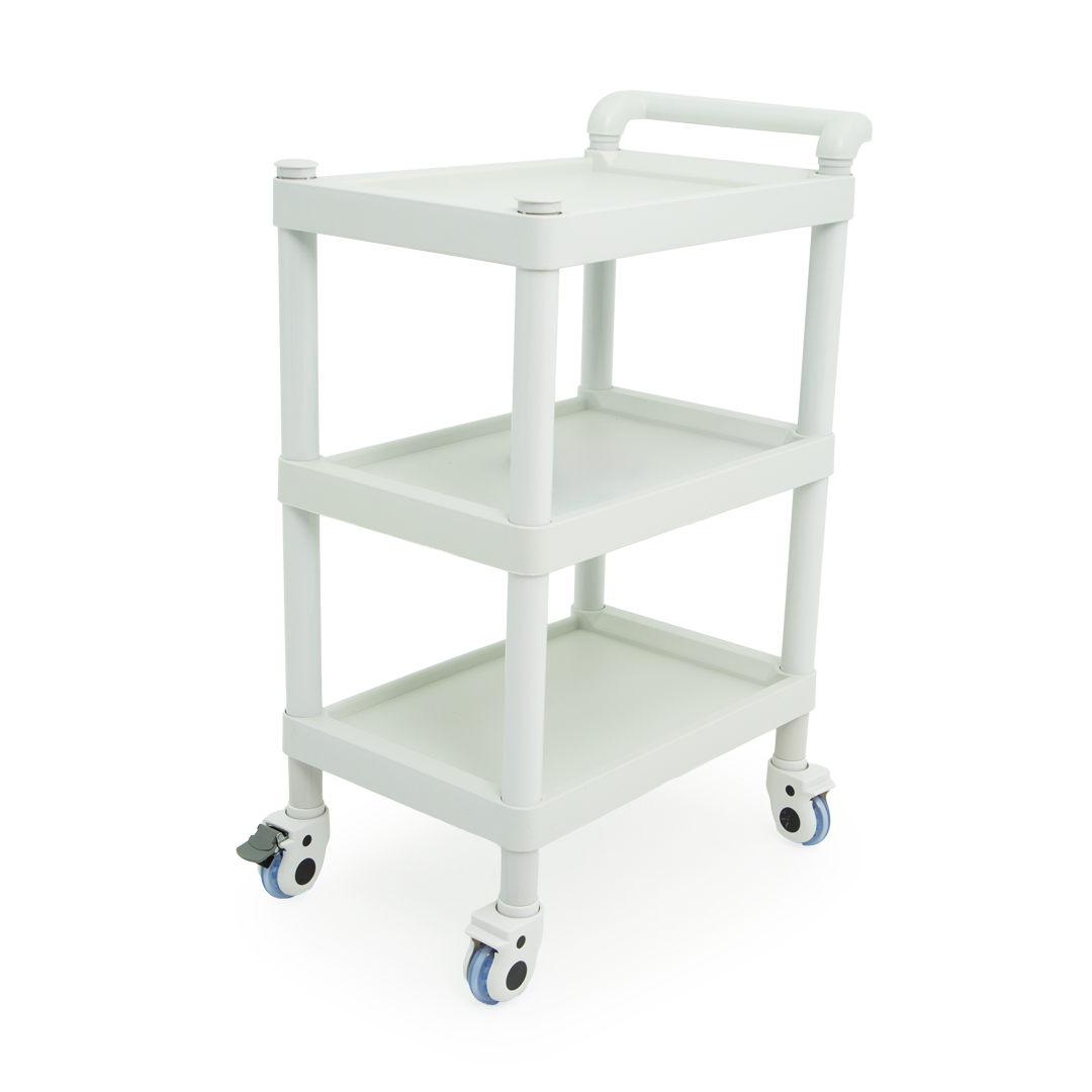 Compact equipment trolley for mobile storage and transport