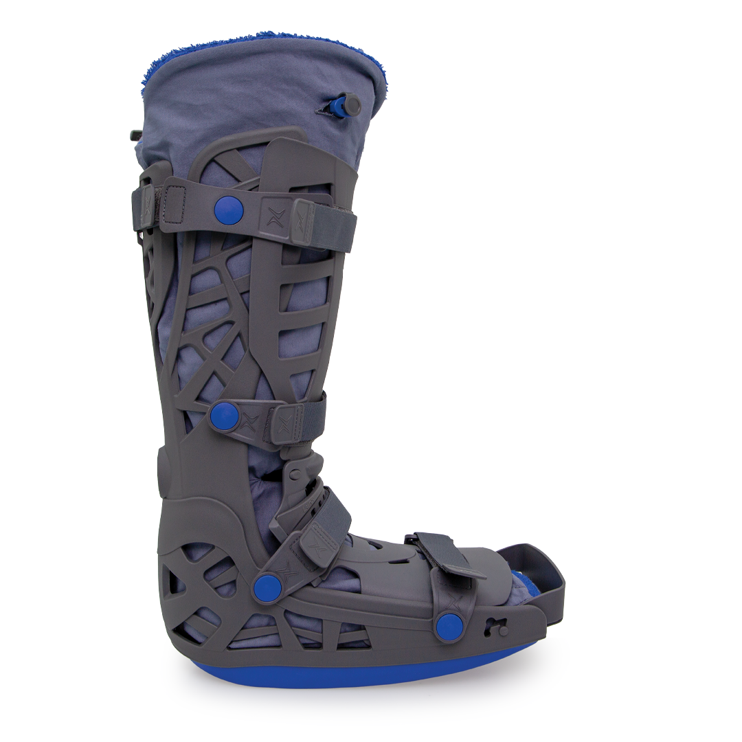 Vacuum fracture boot — tall adjustable walking support