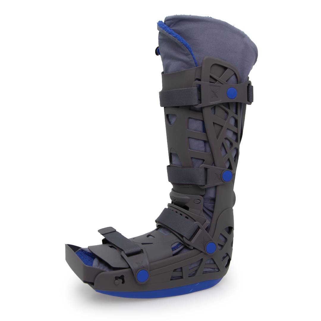 Vacuum fracture boot — tall adjustable walking support