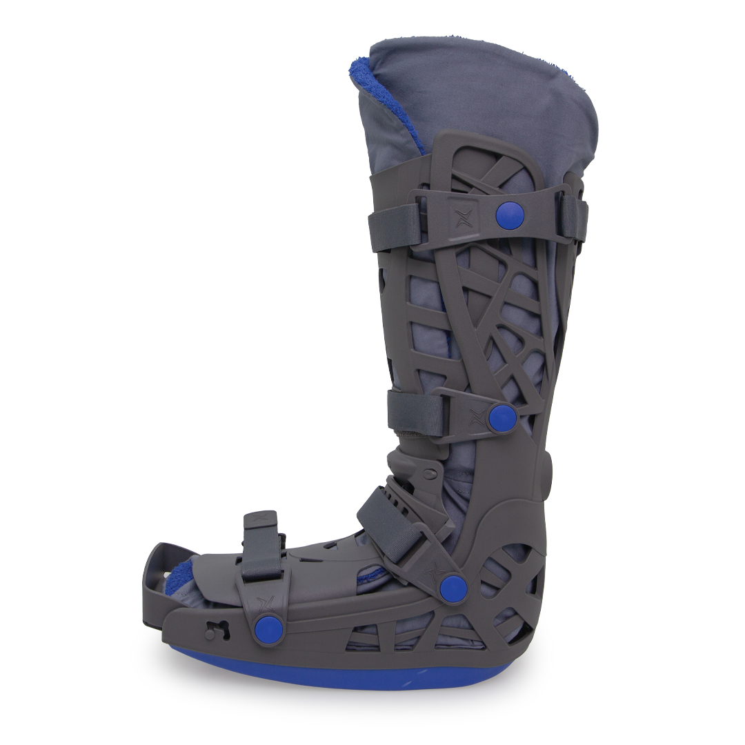 Vacuum fracture boot — tall adjustable walking support
