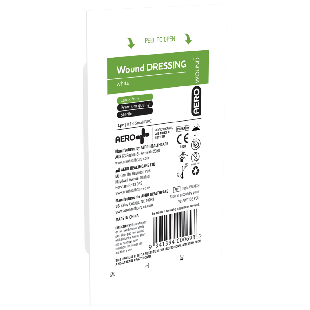 Wound dressing – sterile dressing for minor cuts and grazes