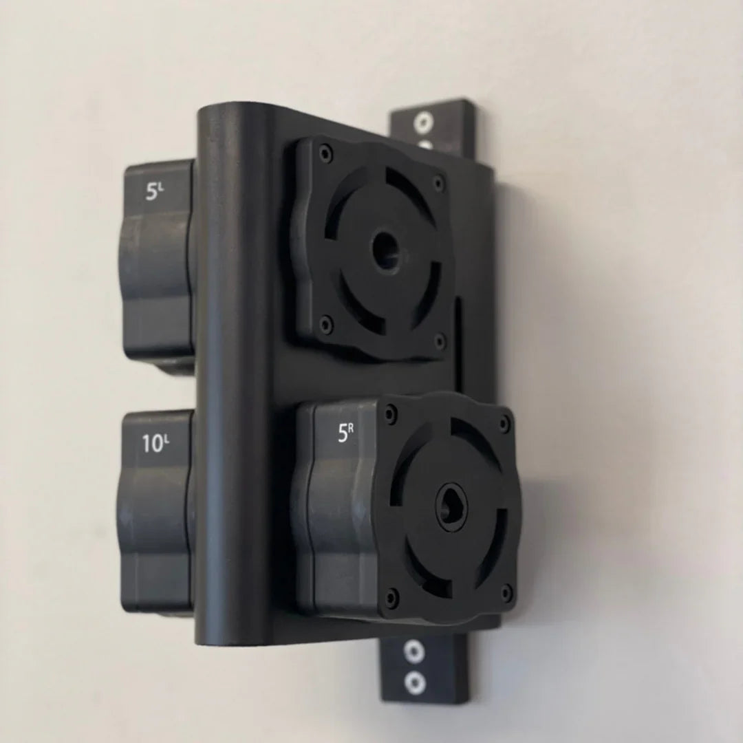 ANCORE Plate Dock — Wall-Mounted Resistance Plate Storage