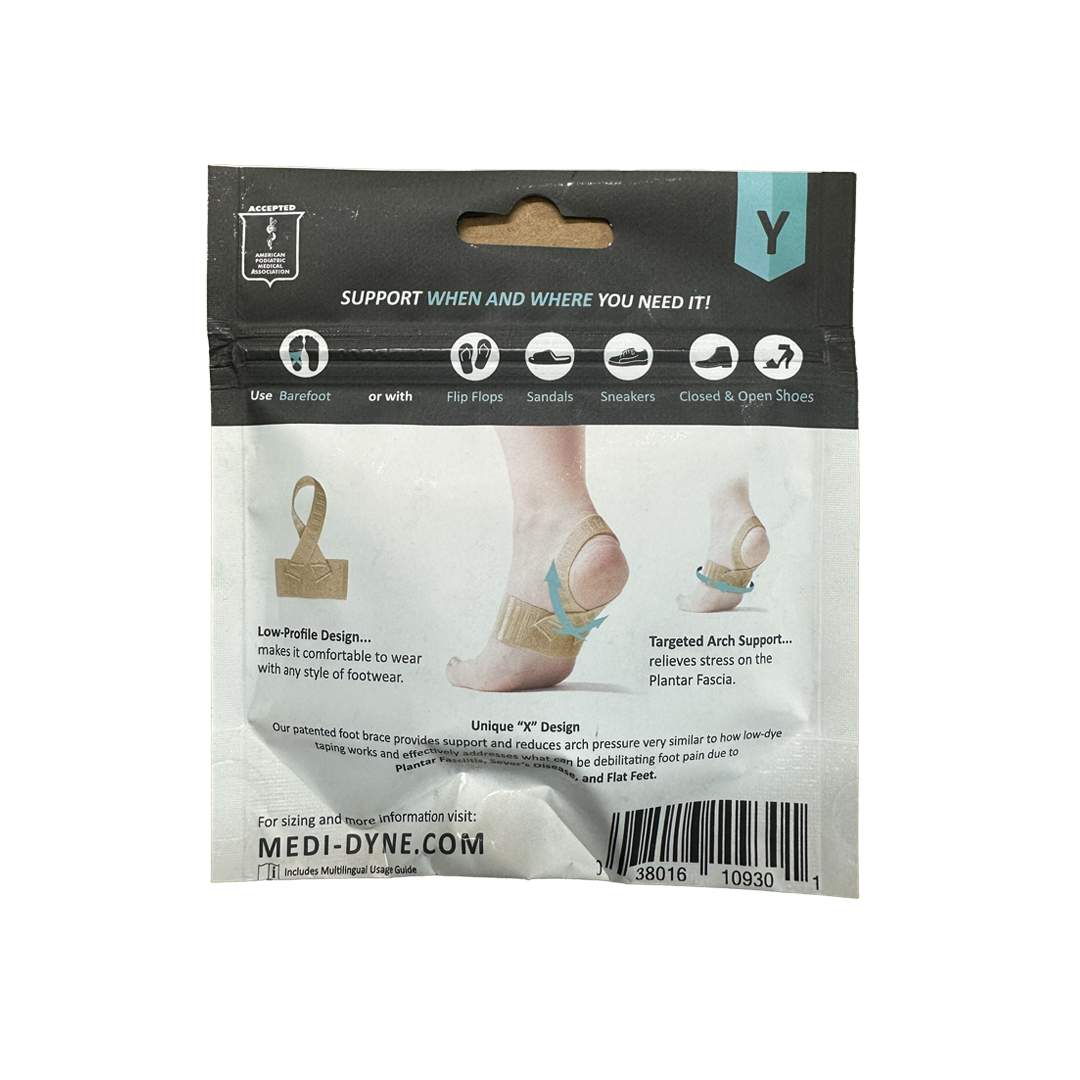 Youth foot strap - adjustable heel & arch support