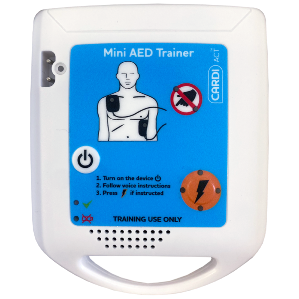 AED Trainer – Compact Defibrillator Training Device | CardiAct Mini
