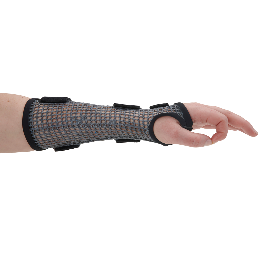 Biodegradable thermoplastic splinting material, lightweight low-temp
