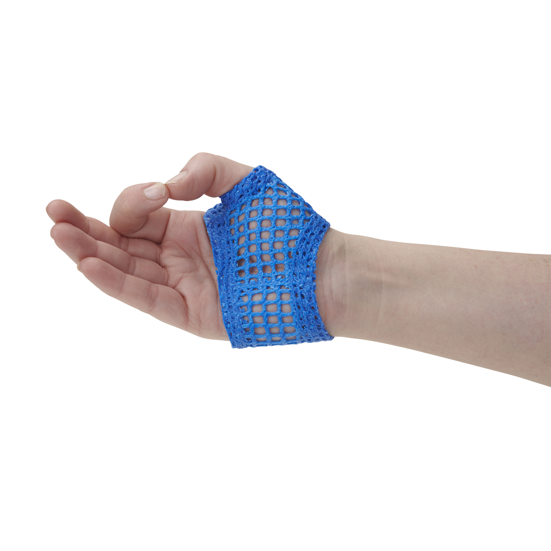 Biodegradable thermoplastic splinting material, lightweight low-temp
