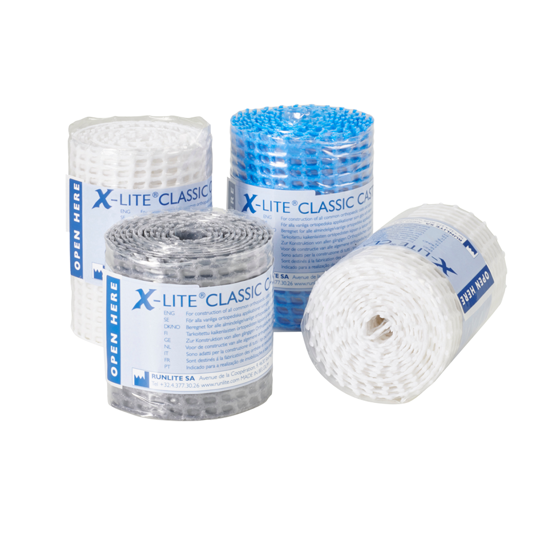 Biodegradable thermoplastic splinting material, lightweight low-temp