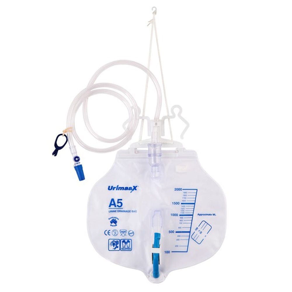 Urimaax Urinary Drainage Bag 2000mls A3 B/Drain 2