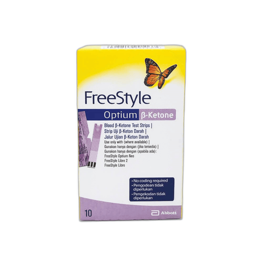 Abbott Freestyle Optium Blood Ketone Test Strip 10-Piece