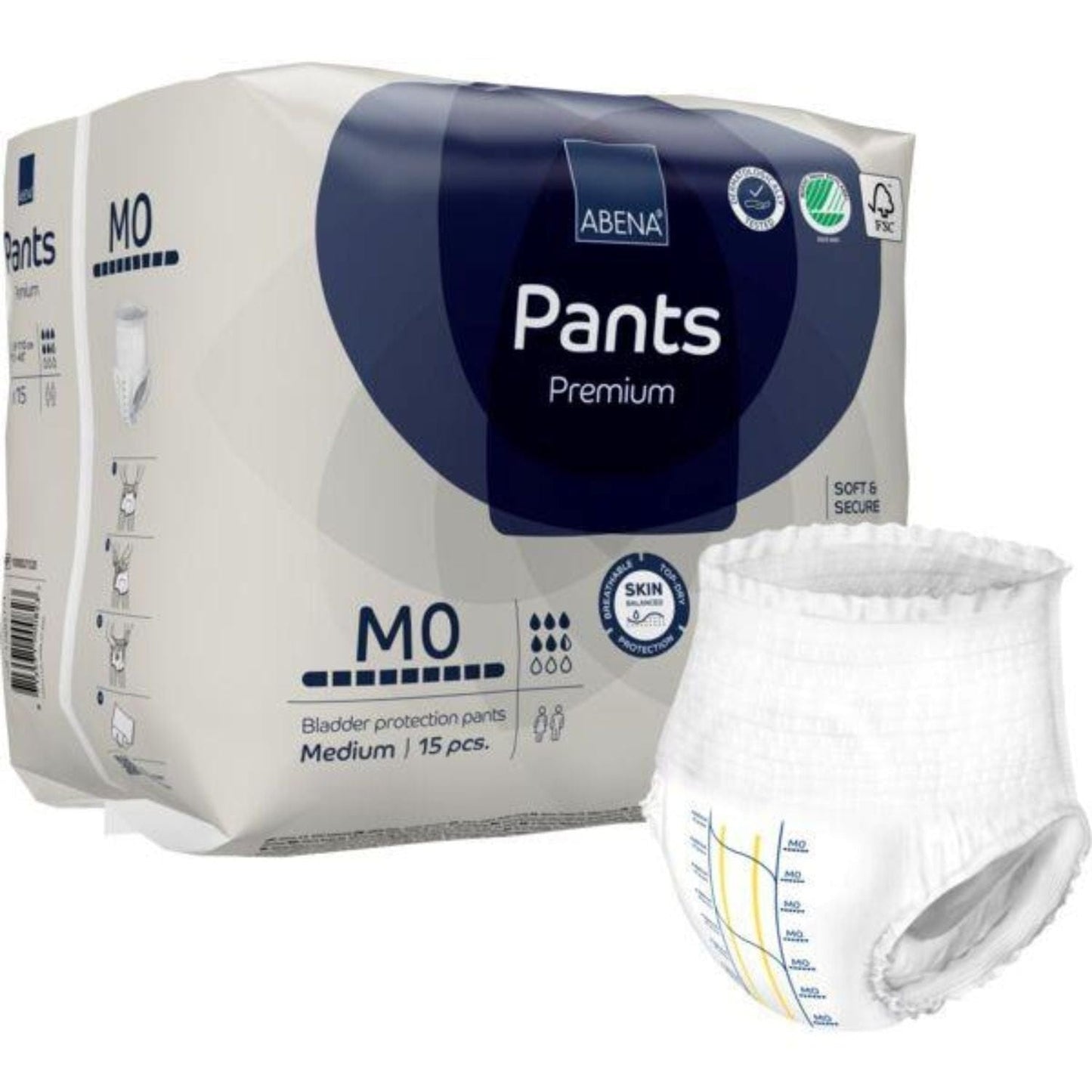 Abena Pants M0 Blue 1100ml 80-110cm