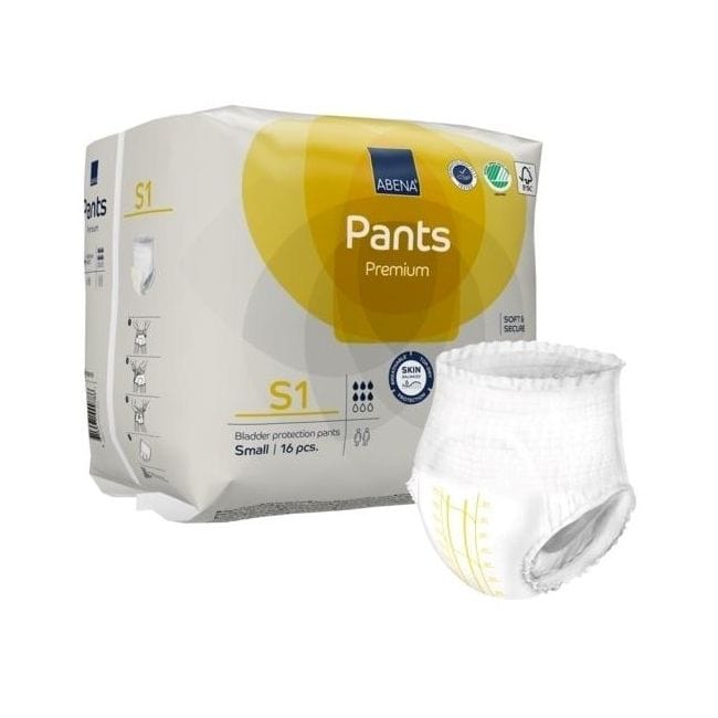 Abena Incontinence Pants Abena Pants S1 Yellow 1400ml 60-90cm