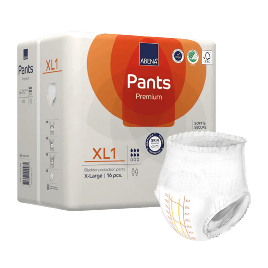 Abena Incontinence Products Abena Pants XL1 Orange 1400ml 130-170cm