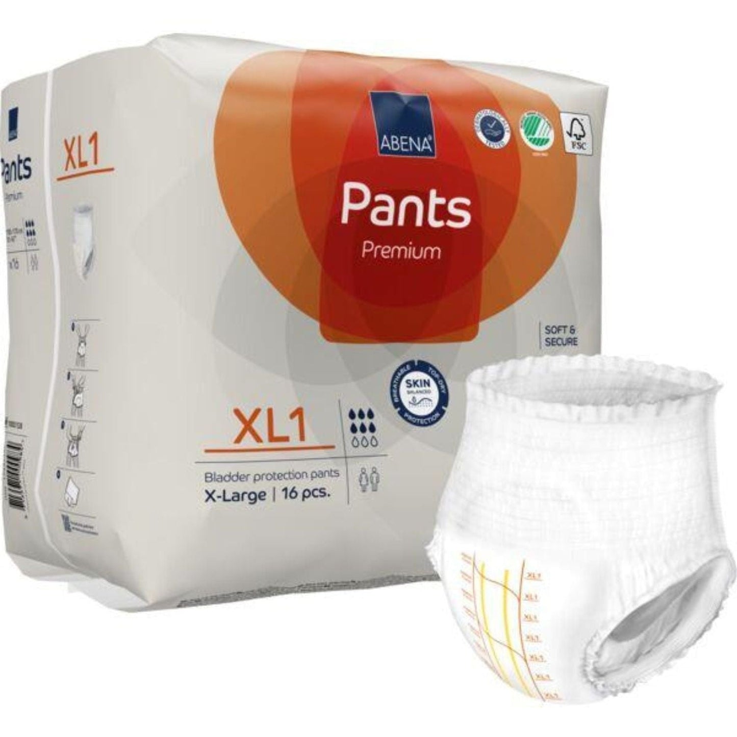 Abena Pants XL1 Org 1400mL 130-170cm