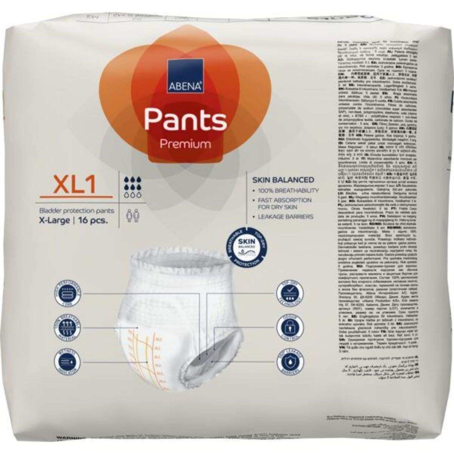 Abena Pants XL1 Org 1400mL 130-170cm