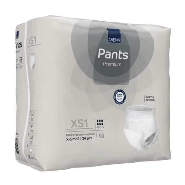 Abena Incontinence Pants Abena Pants XS1 Grey 1400ml 45-70cm