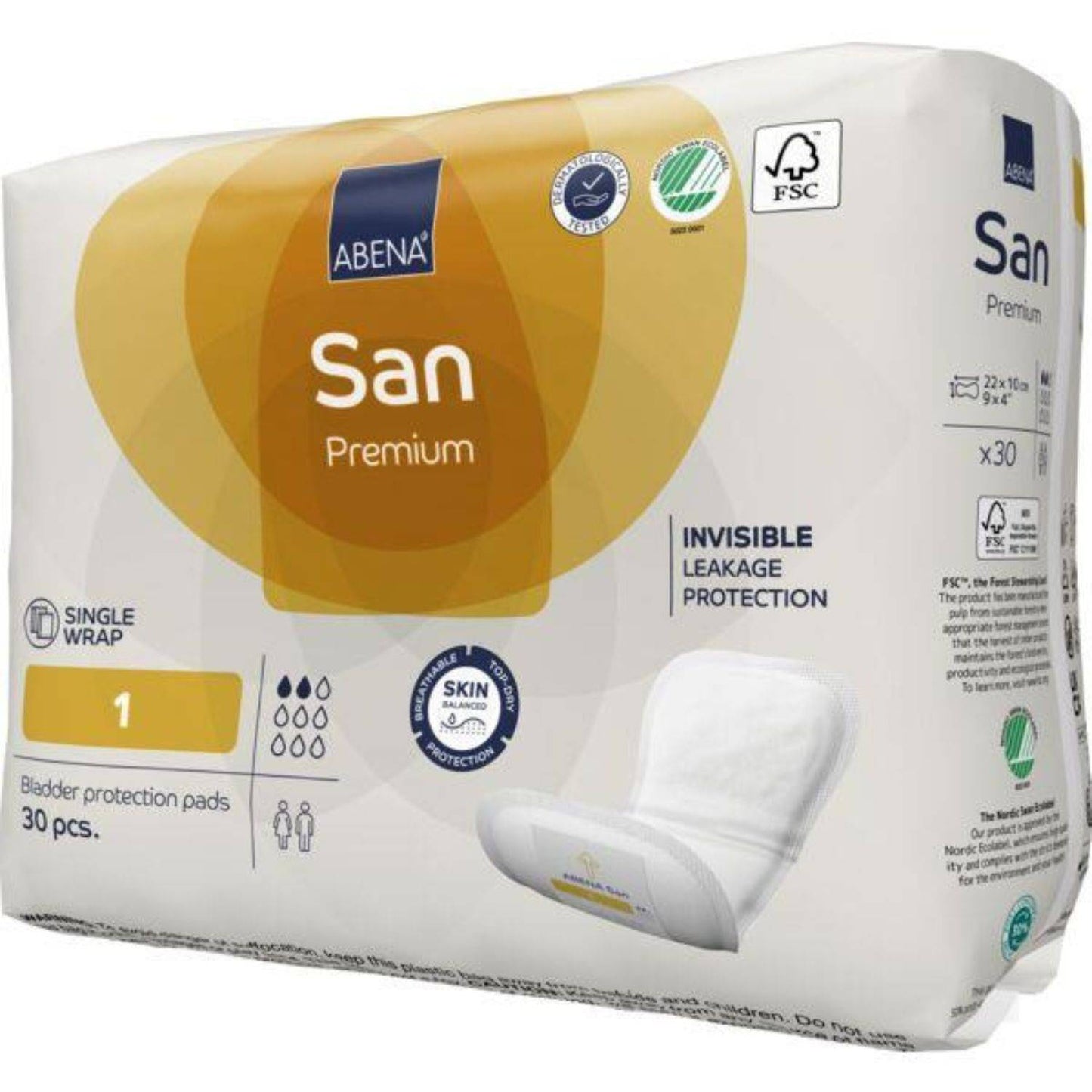 Abena San 1 Premium Yellow