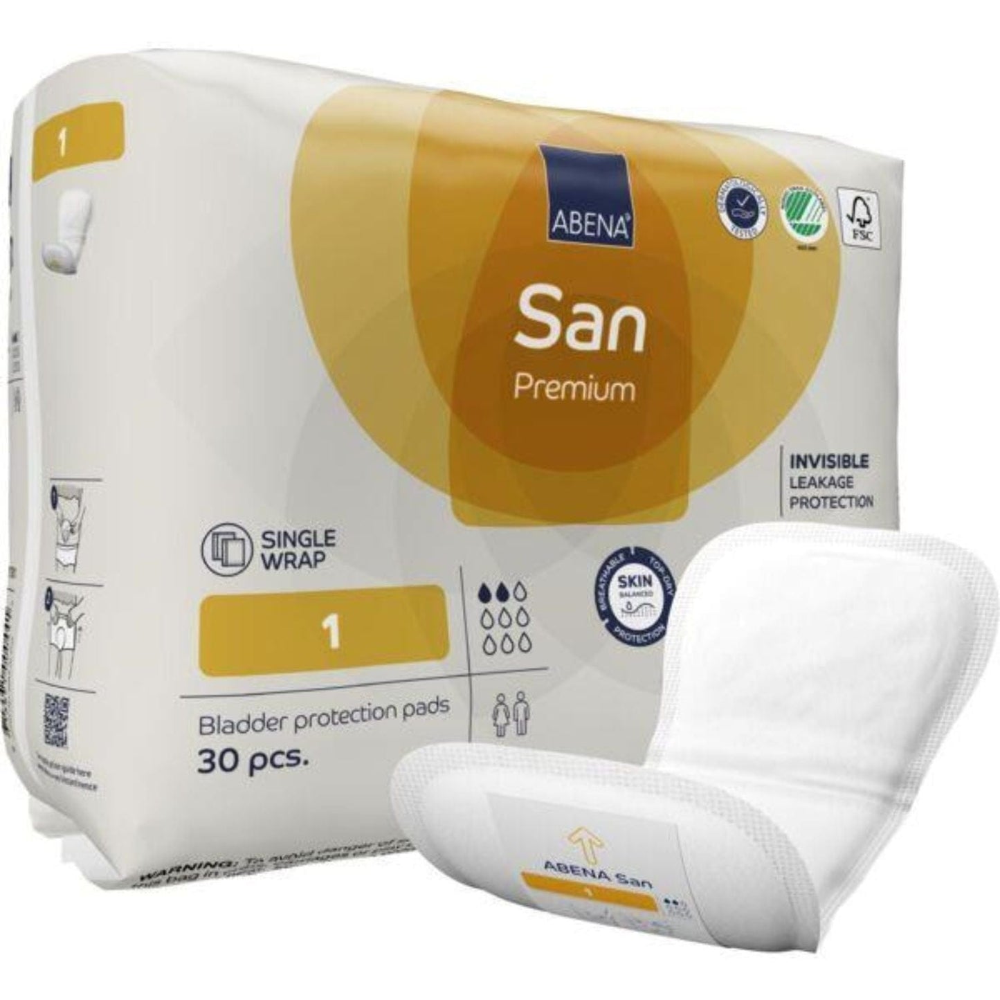 Abena San 1 Premium Yellow