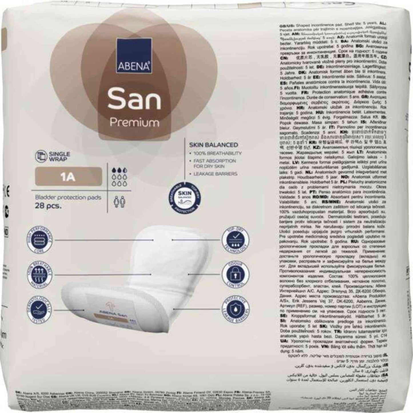 Abena San 1A Premium Brown