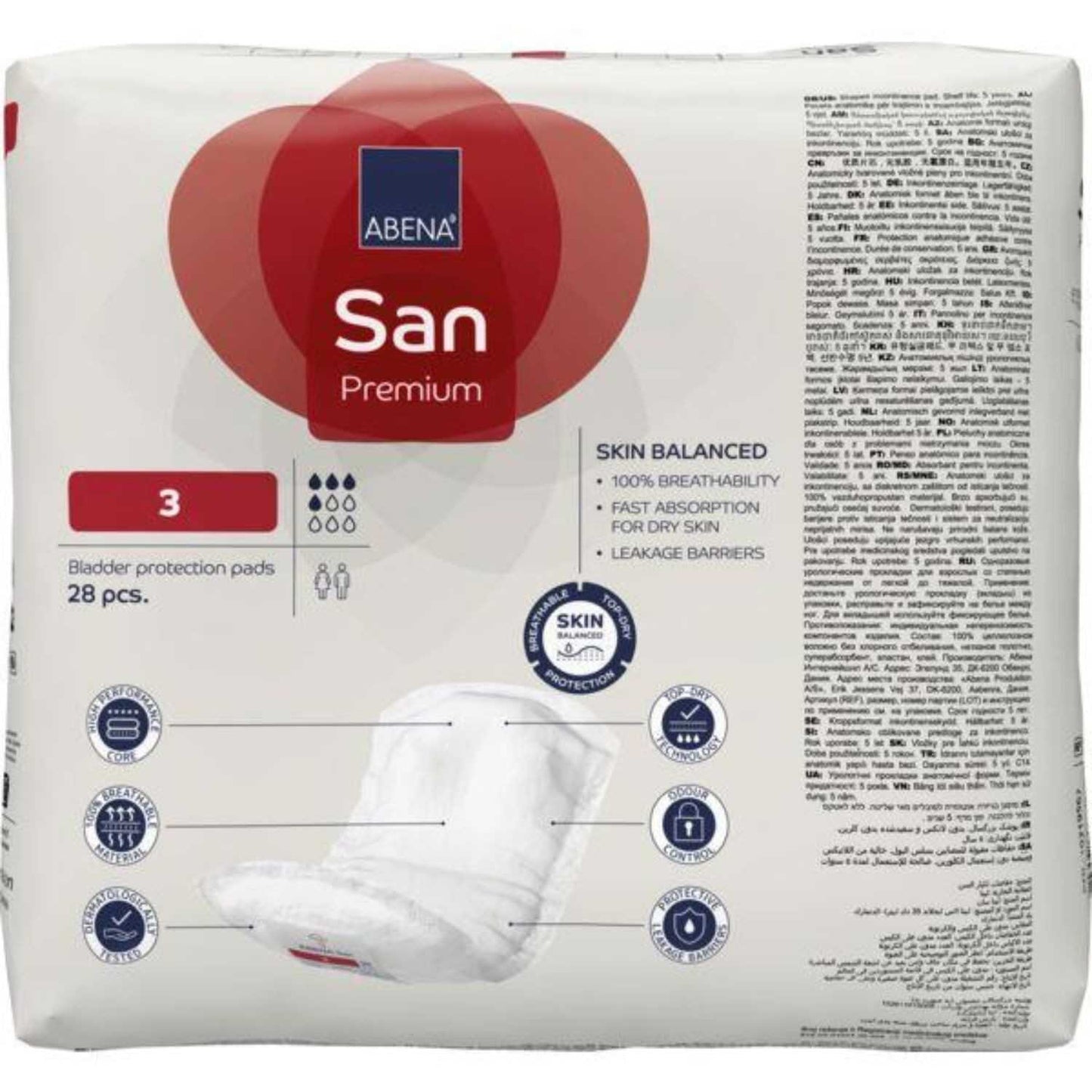Abena San 3 Premium Red