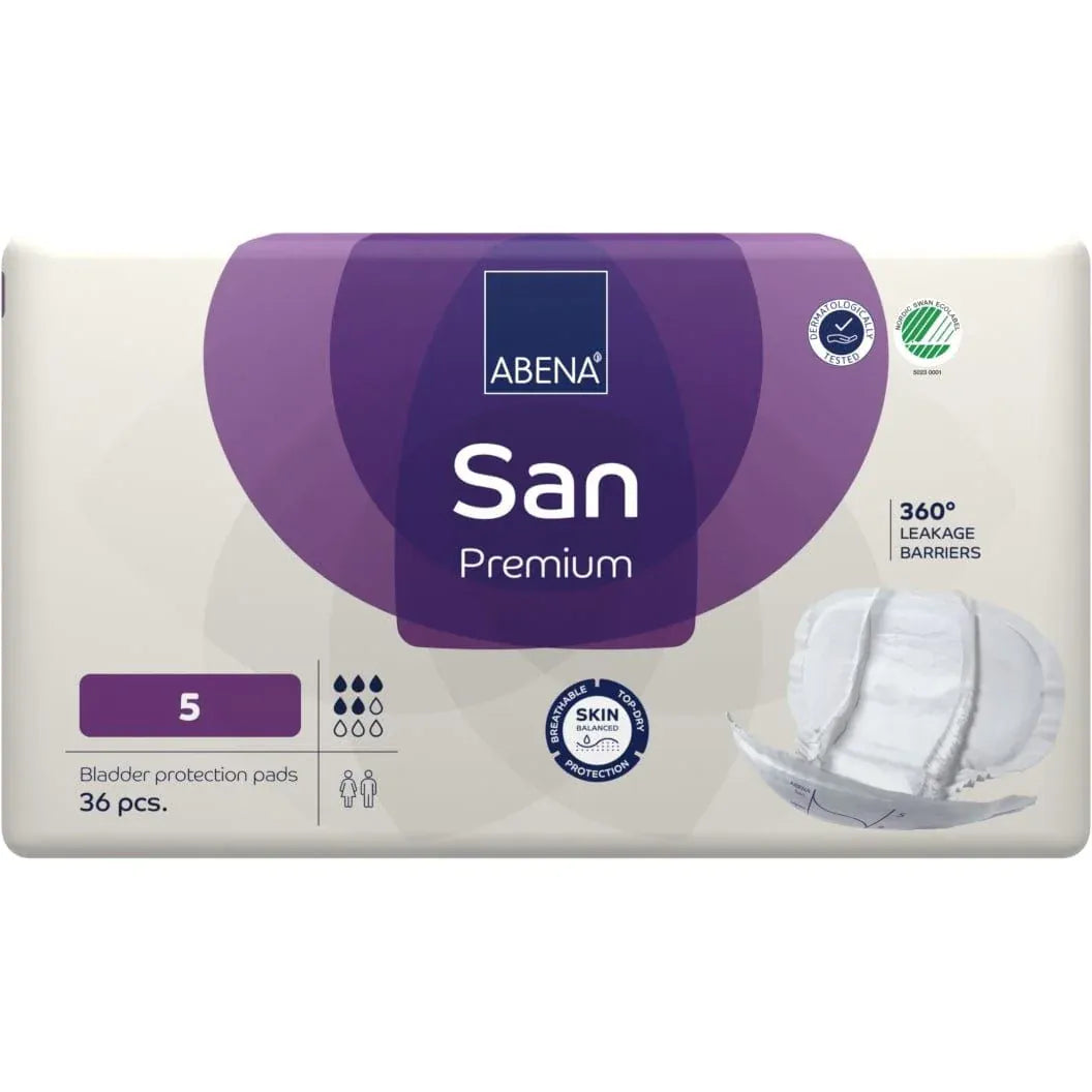 Abena Incontinence Pads Abena-San 5 Premium Purple 1200ml