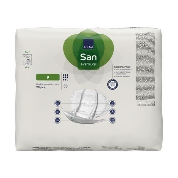 Abena Incontinence Pads Abena-San 9 Premium Green 2400ml
