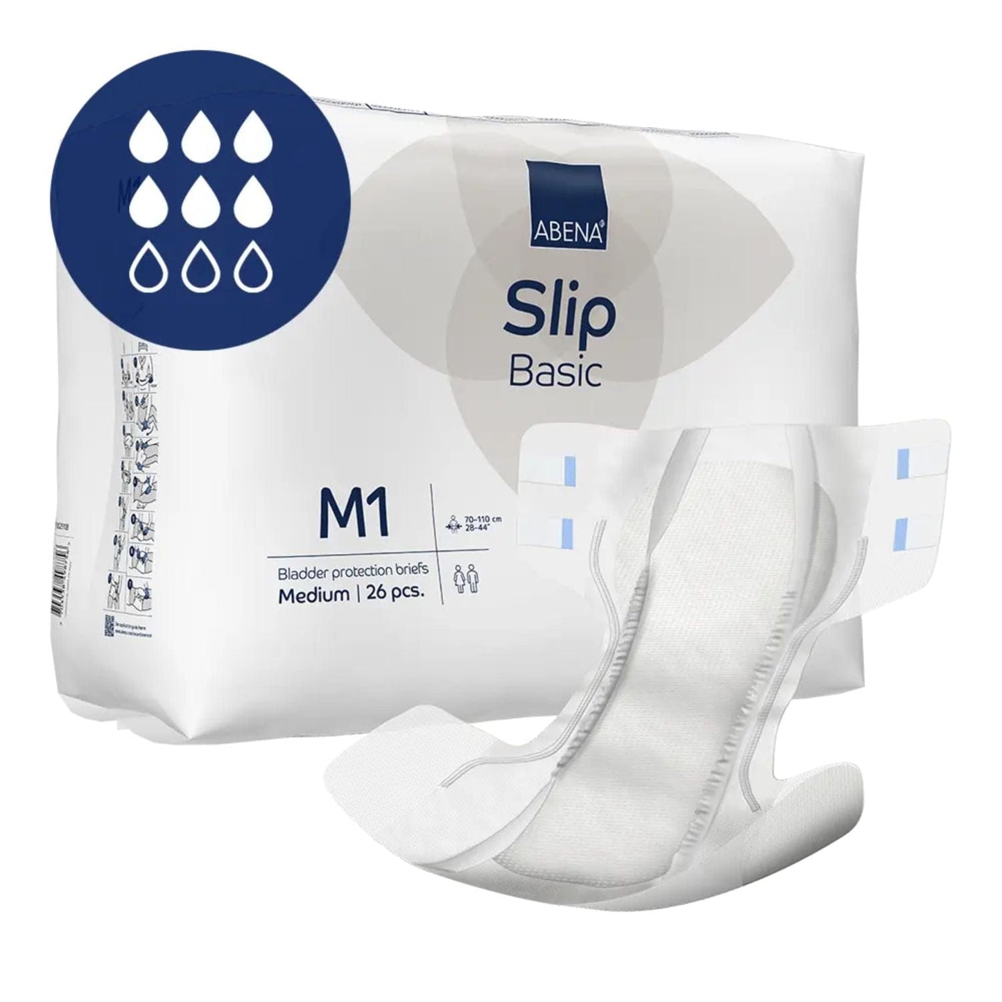 Abena Slip Basic M1 Blue 1800ml