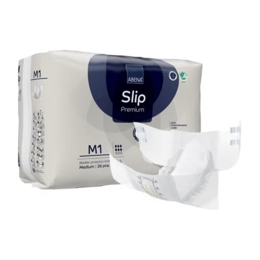 Abena Incontinence Briefs ABENA Slip Premium Briefs M1 Blue 2000ml 70-110cm
