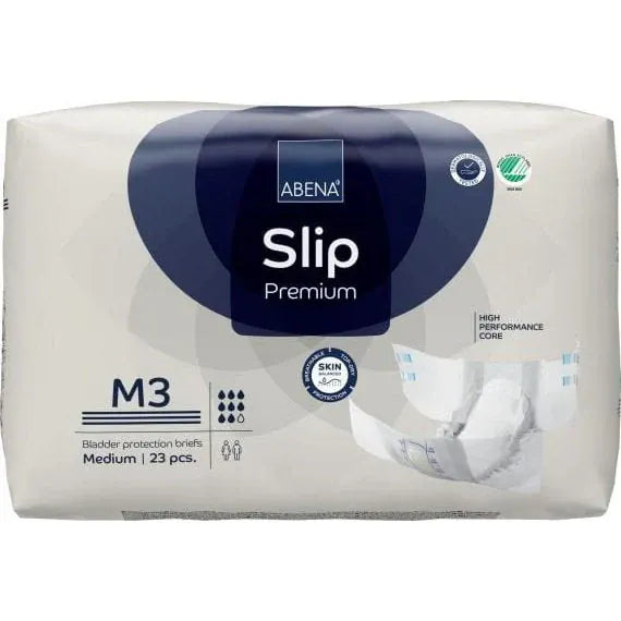 Abena Incontinence Briefs ABENA Slip Premium Briefs M3 Blue 3100ml 70-110cm
