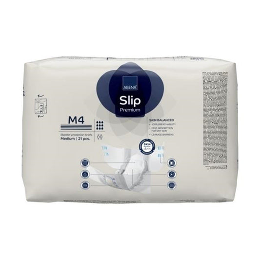 Abena Incontinence Briefs ABENA Slip Premium Briefs M4 3600ML 70-110 cm