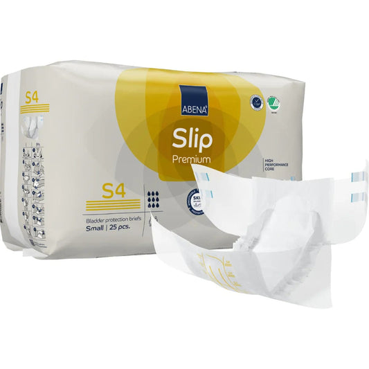Abena Incontinence Briefs ABENA Slip Premium Briefs S2 Yellow 1800ml 60-85cm