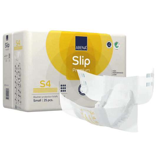 Abena Incontinence Briefs ABENA Slip Premium Briefs S4 Yellow 2200ml 60-85cm