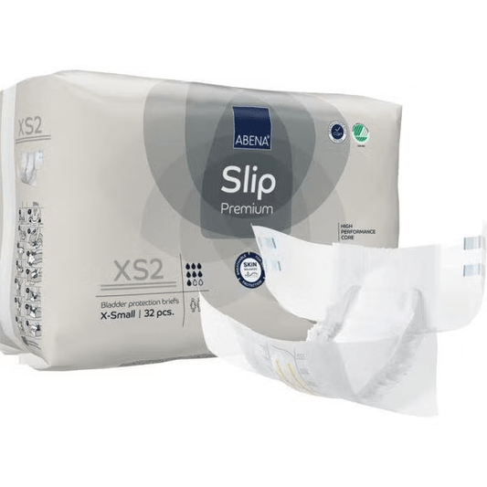 Abena Incontinence Briefs ABENA Slip Premium Briefs XS2 Grey 1400ML 50-60cm