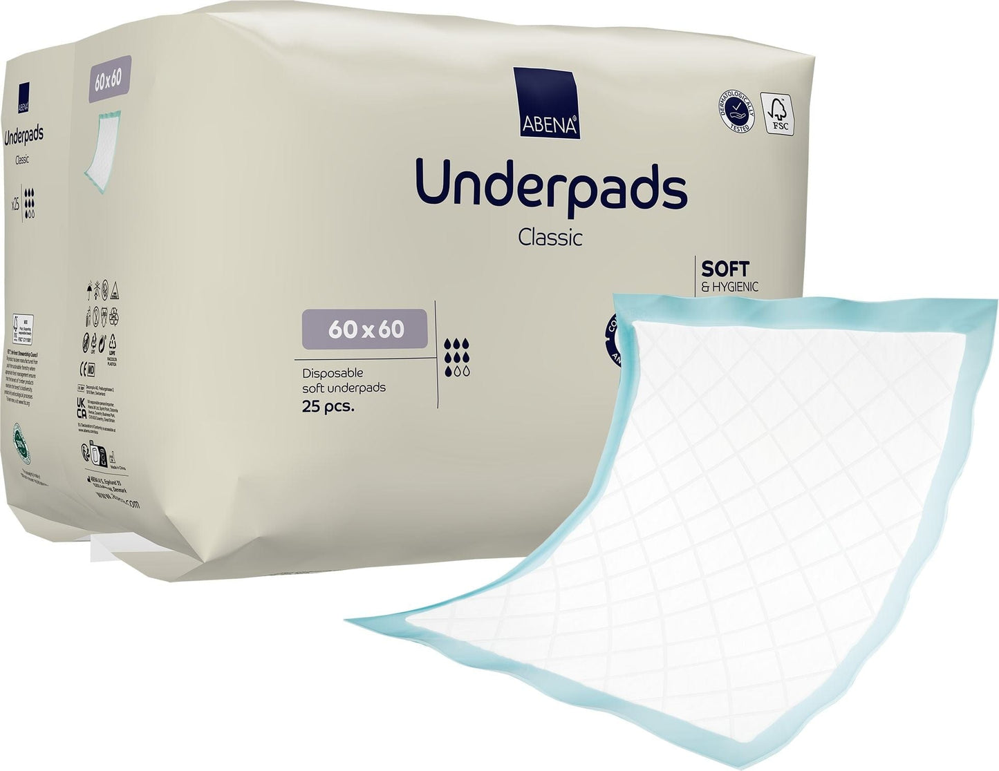 Abena Soft Classic Underlay 60x60cm