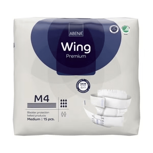 Abena Incontinence Products Abena-Wing M4 Adult Diapers, Blue, 3550ml, 70-110cm
