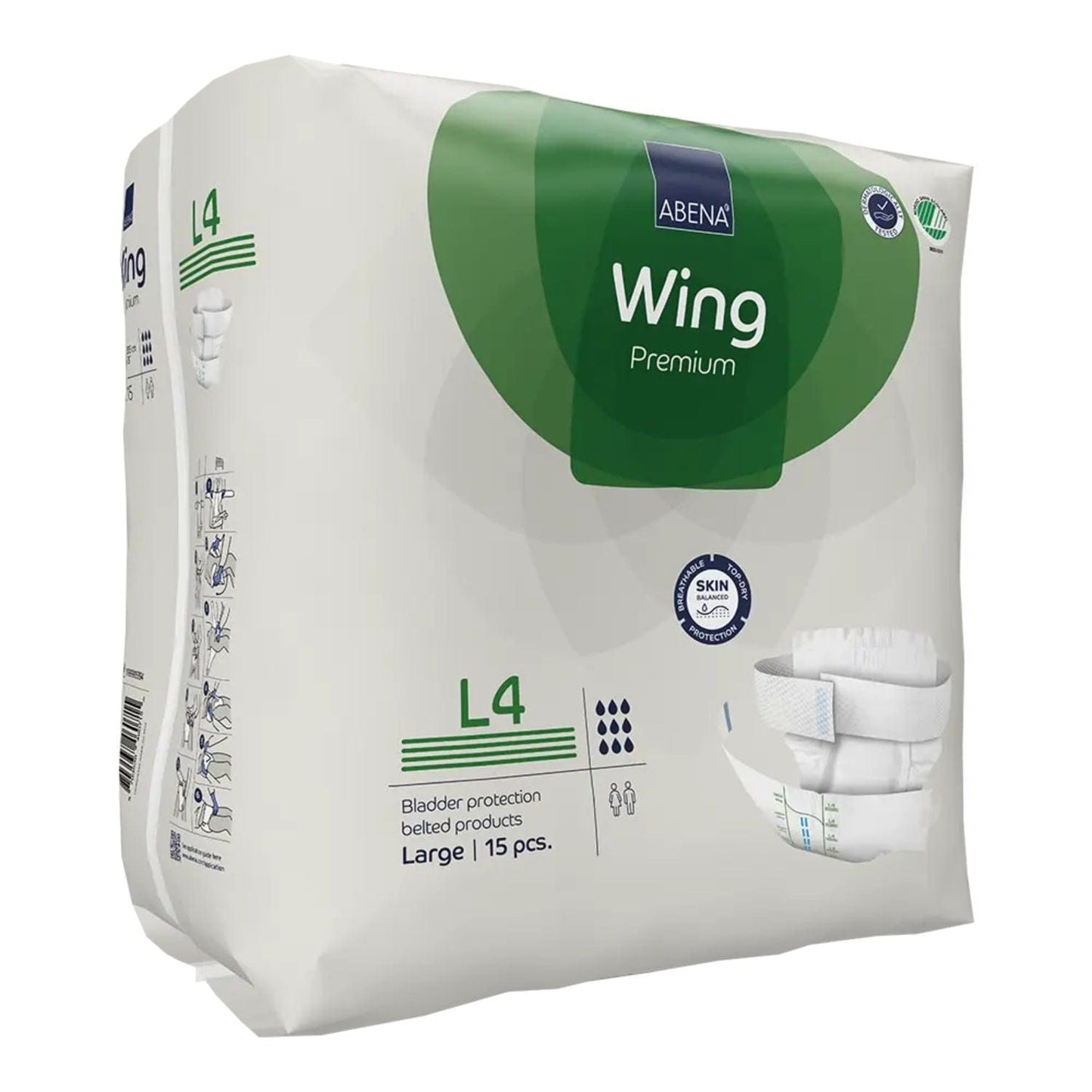 Abena Wing Premium L4 Green