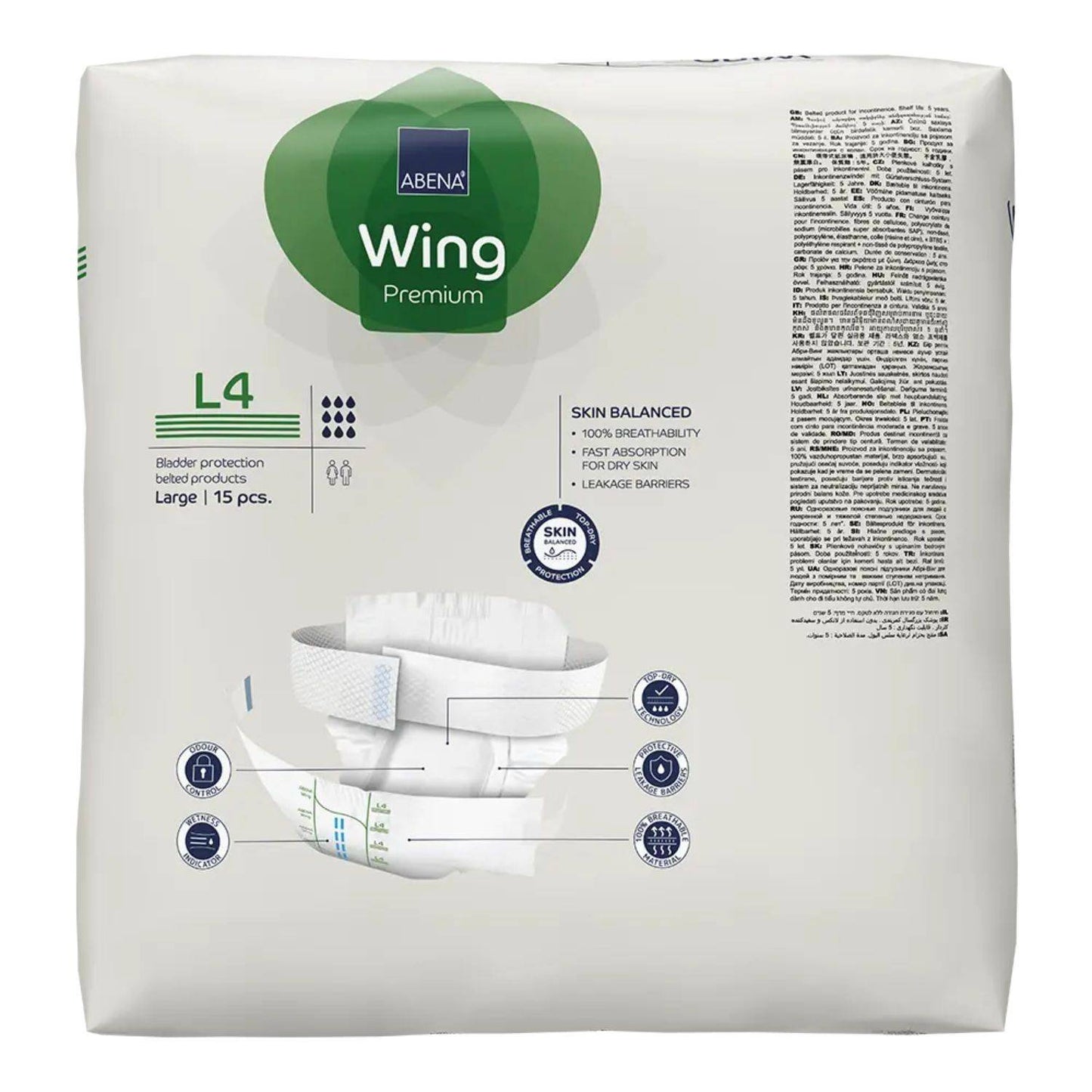 Abena Wing Premium L4 Green