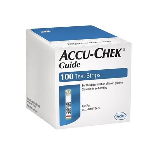 AccuChek Guide Blood Glucose Strip Box of 100