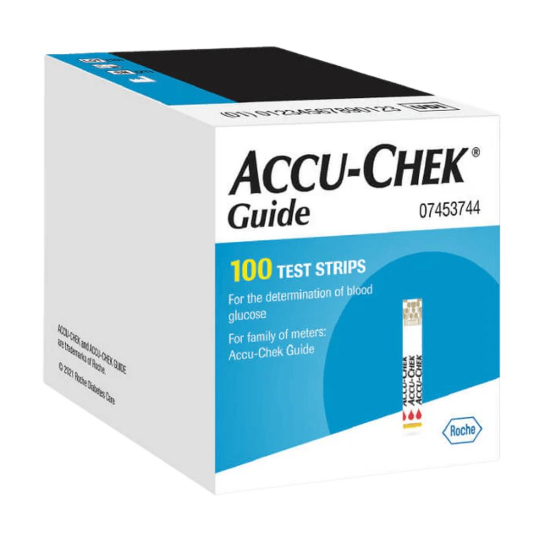 AccuChek Guide Blood Glucose Strip Box of 100